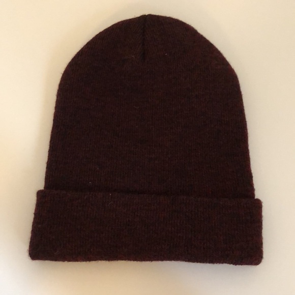 Burgundy Beanie - Picture 2 of 2